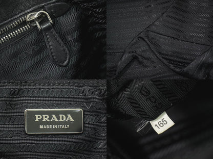 PRADA ギャザー トートバッグ ブラック