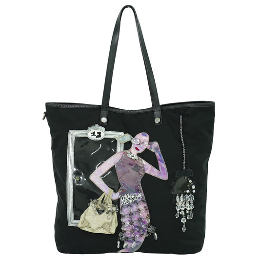 PRADA ロボットコレクション ショルダーバッグ ブラック マルチカラー