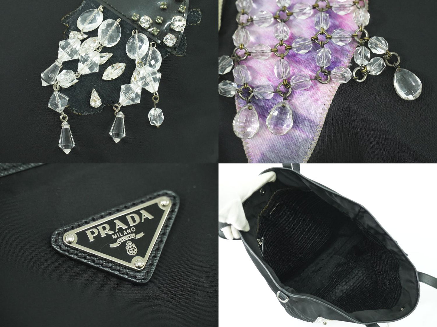 PRADA ロボットコレクション ショルダーバッグ ブラック マルチカラー