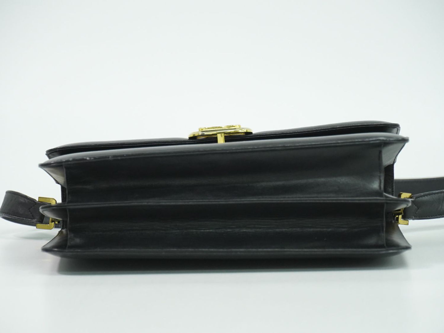CELINE 馬車金具 ショルダーバッグ ブラック