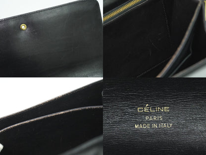 CELINE 馬車金具 ショルダーバッグ ブラック