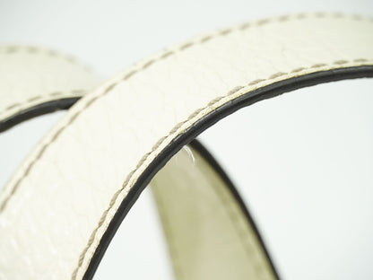 CELINE ビタースウィート マカダム トートバッグ ベージュ ホワイト