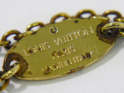 LOUIS VUITTON エセンシャル V ネックレス GP ゴールド M61083