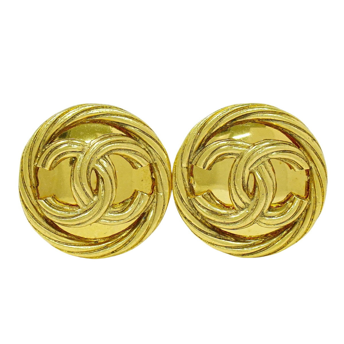 CHANEL ココマーク イヤリング GP ゴールド