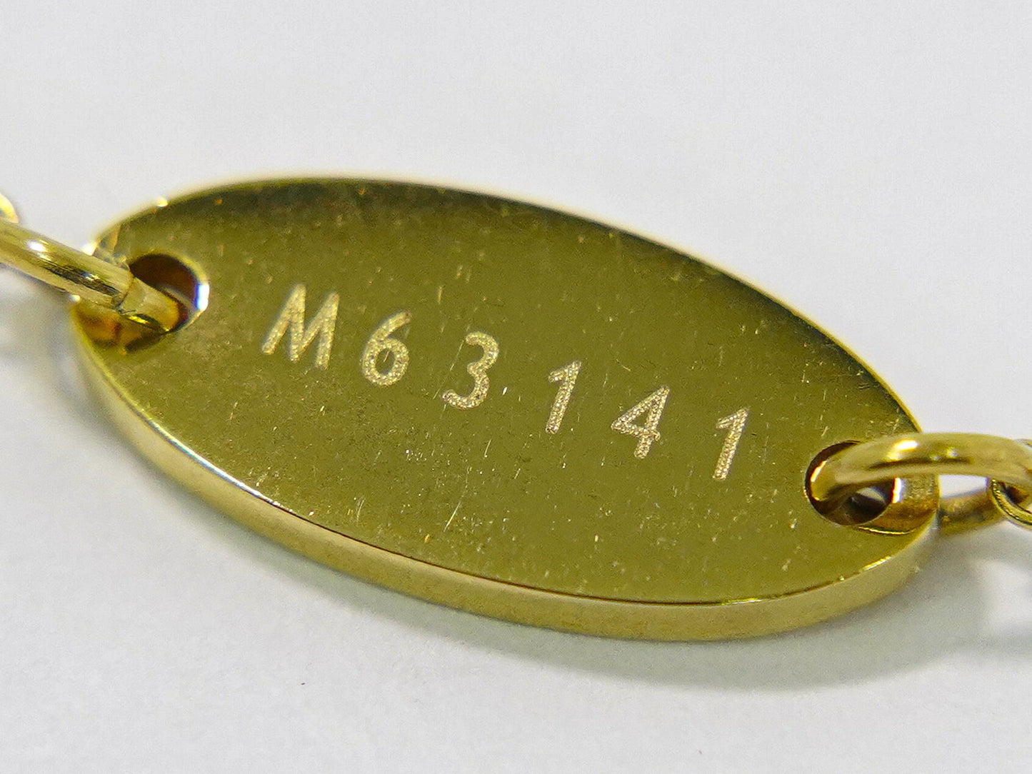 LOUIS VUITTON ナノグラム ネックレス GP ゴールド メタル M63141