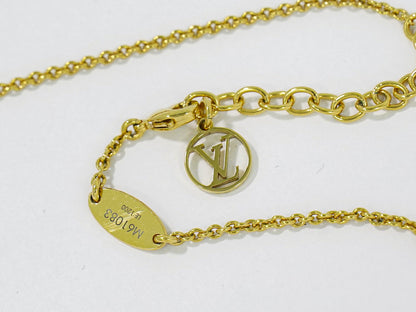 LOUIS VUITTON エセンシャル V ネックレス GP ゴールド M61083