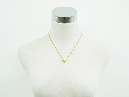 LOUIS VUITTON エセンシャル V ネックレス GP ゴールド M61083