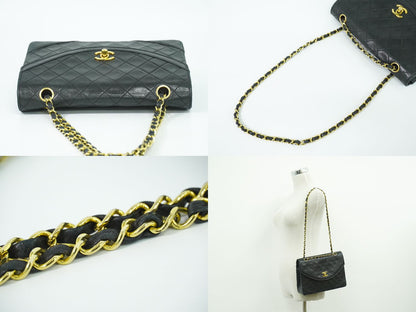 CHANEL ココマーク マトラッセ ショルダーバッグ ブラック