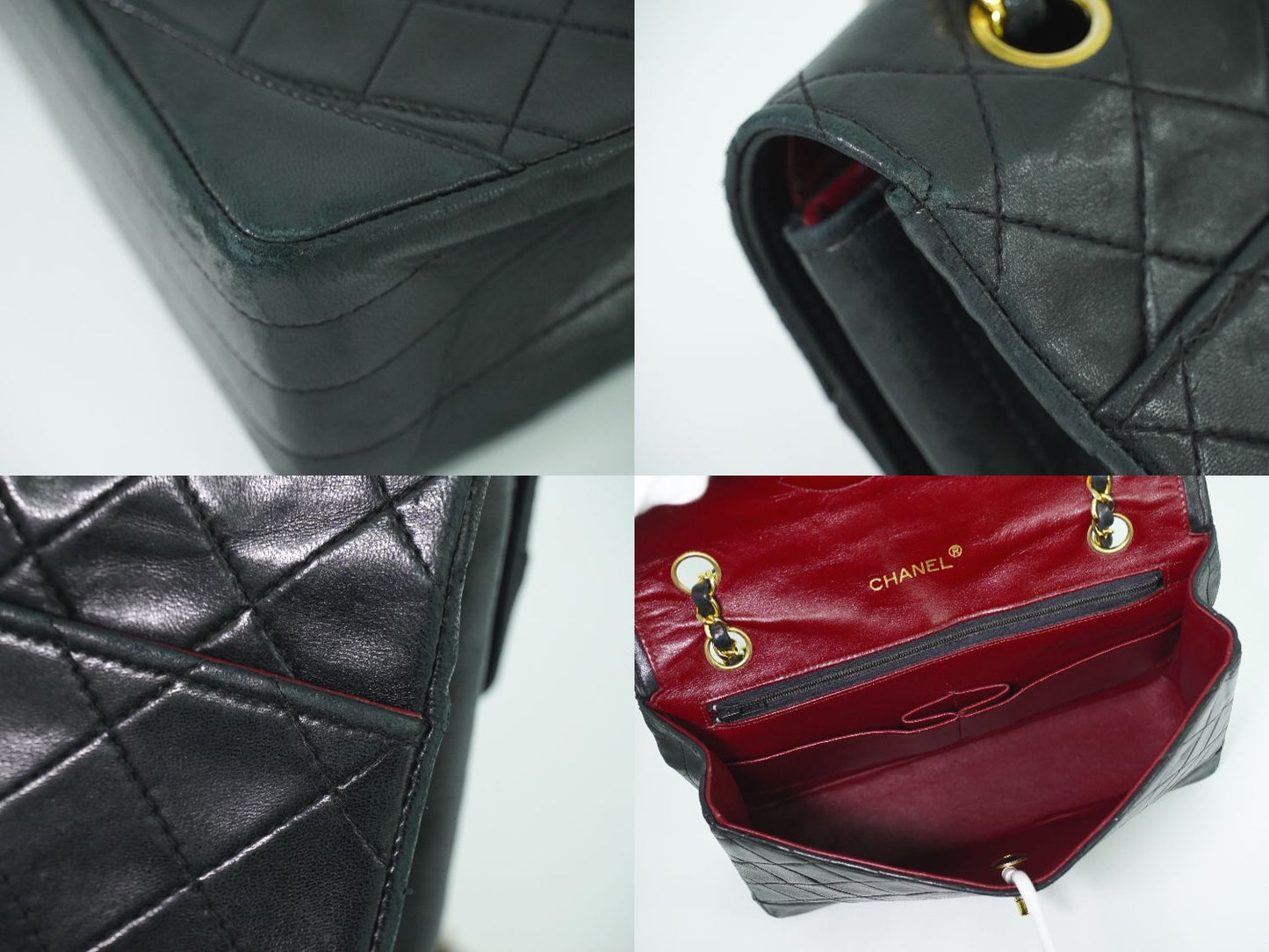 CHANEL ココマーク マトラッセ ショルダーバッグ ブラック