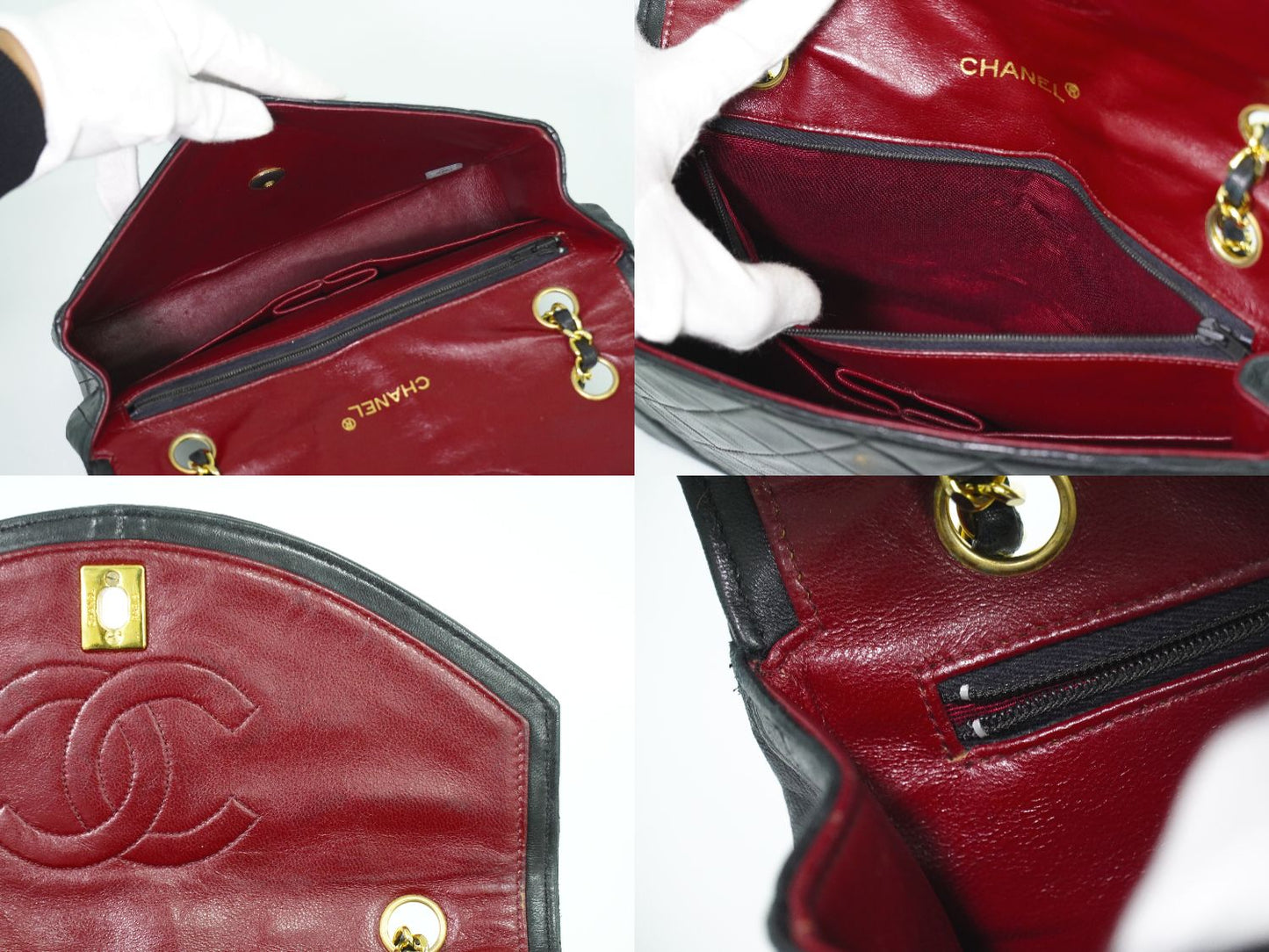 CHANEL ココマーク マトラッセ ショルダーバッグ ブラック