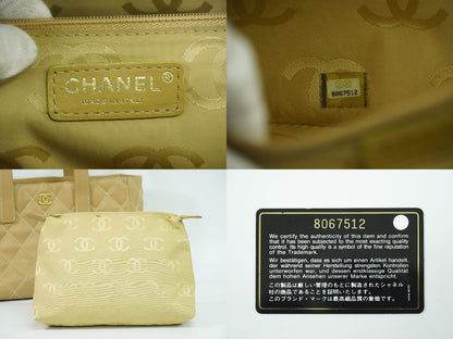 CHANEL ワイルドステッチ ココマーク トートバッグ ベージュ