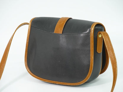 CELINE ショルダーバッグ ブラック ブラウン