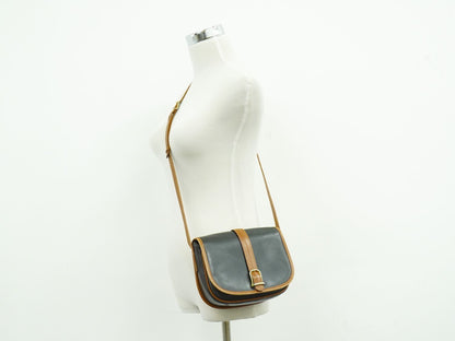 CELINE ショルダーバッグ ブラック ブラウン