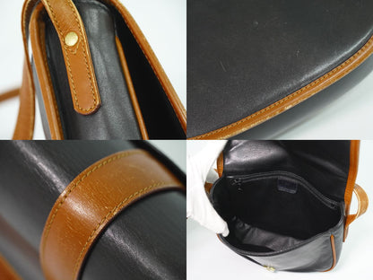 CELINE ショルダーバッグ ブラック ブラウン