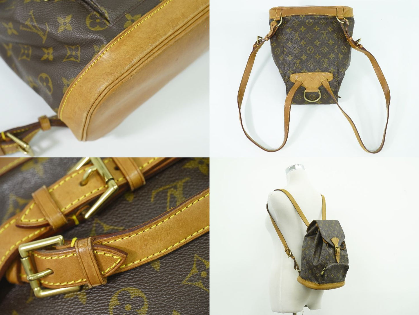 LOUIS VUITTON モンスリ MM リュックサック モノグラム M51136
