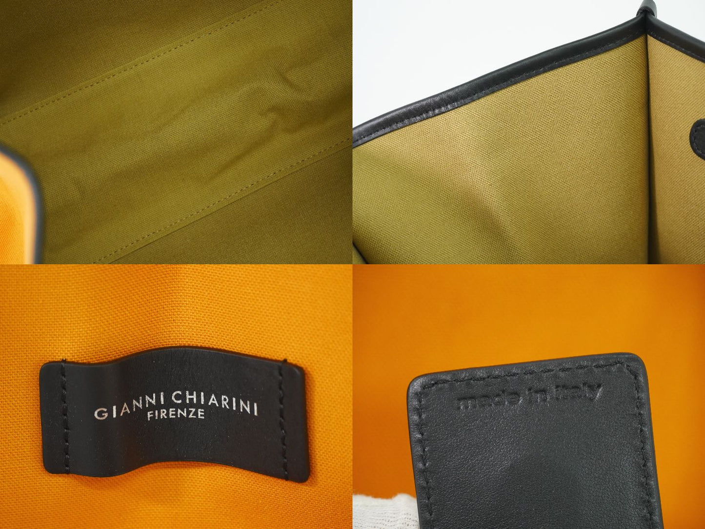 GIANNI CHIARINI ショルダーバッグ オレンジ