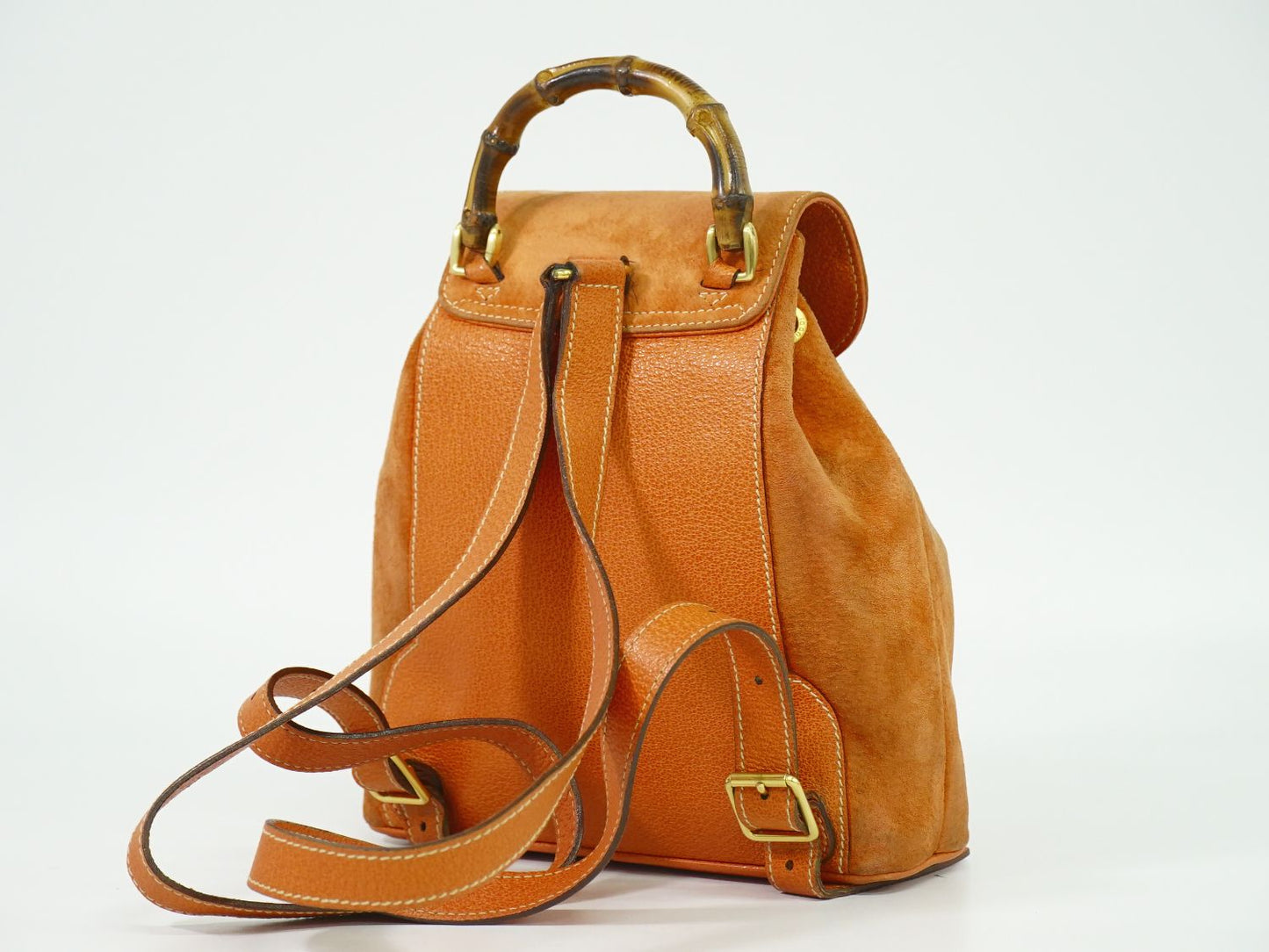 GUCCI バンブー リュックサック オレンジ