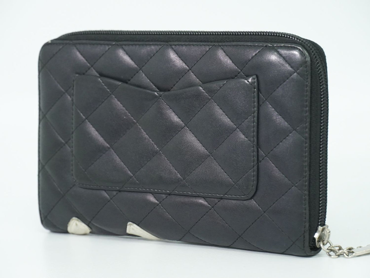 CHANEL ココマーク カンボンライン 長財布 ブラック