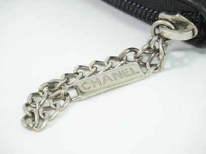 CHANEL ココマーク カンボンライン 長財布 ブラック