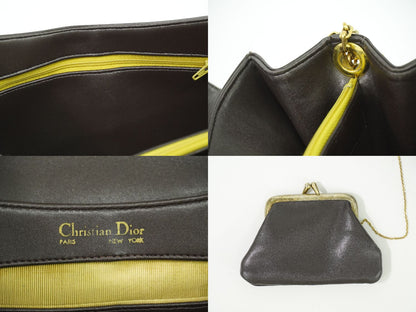 Christian Dior ショルダーバッグ ブラウン
