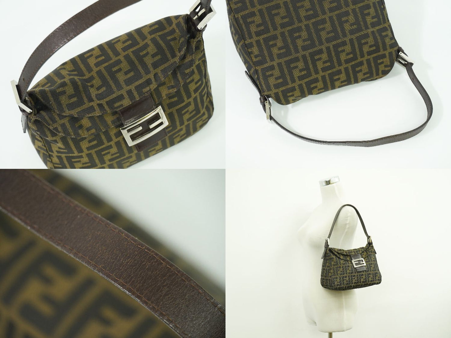 FENDI ズッカ ショルダーバッグ ブラウン 26426