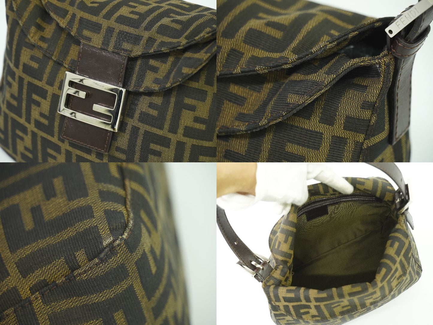 FENDI ズッカ ショルダーバッグ ブラウン 26426