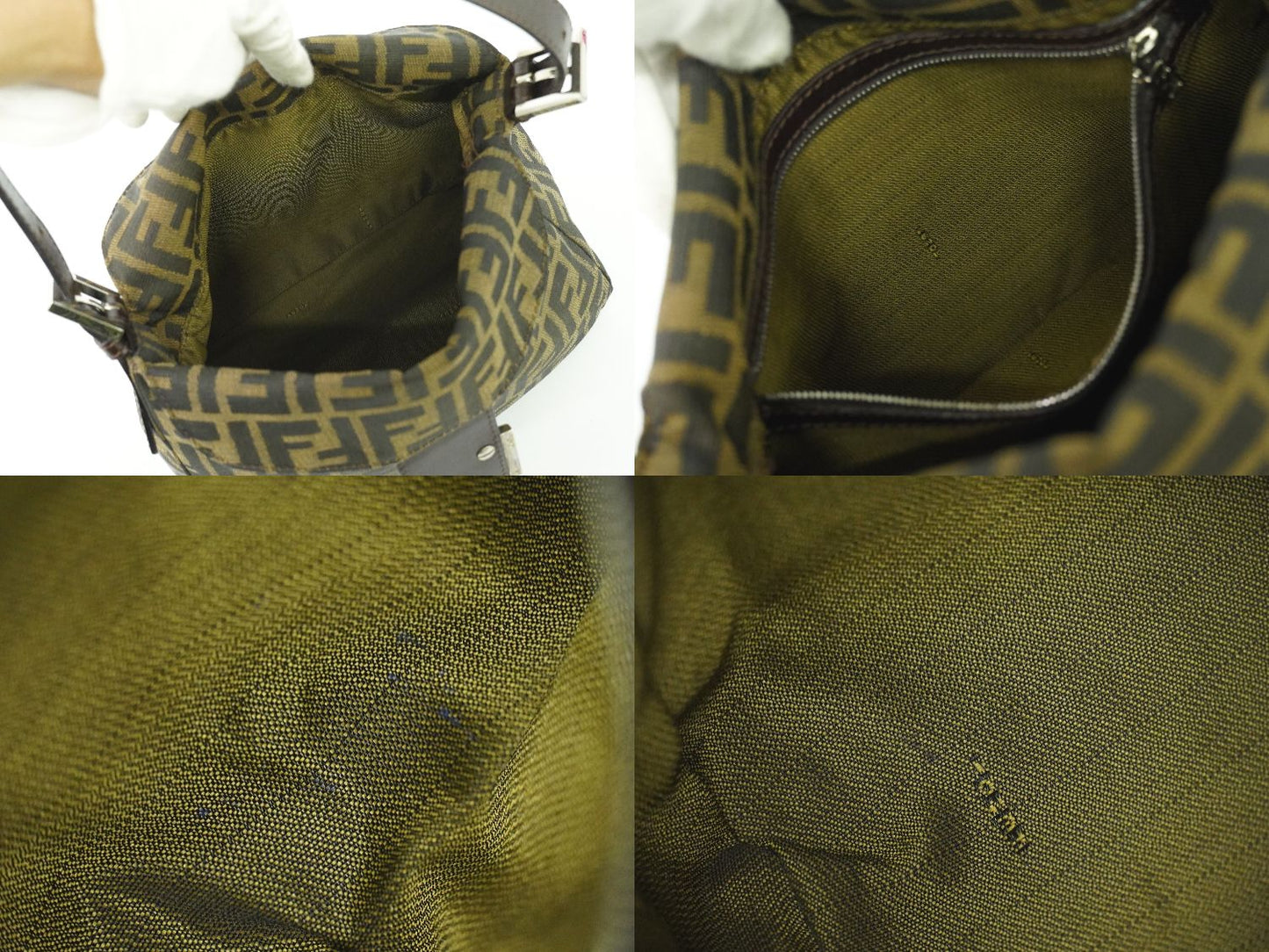 FENDI ズッカ ショルダーバッグ ブラウン 26426