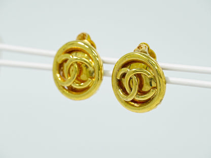 CHANEL ココマーク イヤリング GP ゴールド