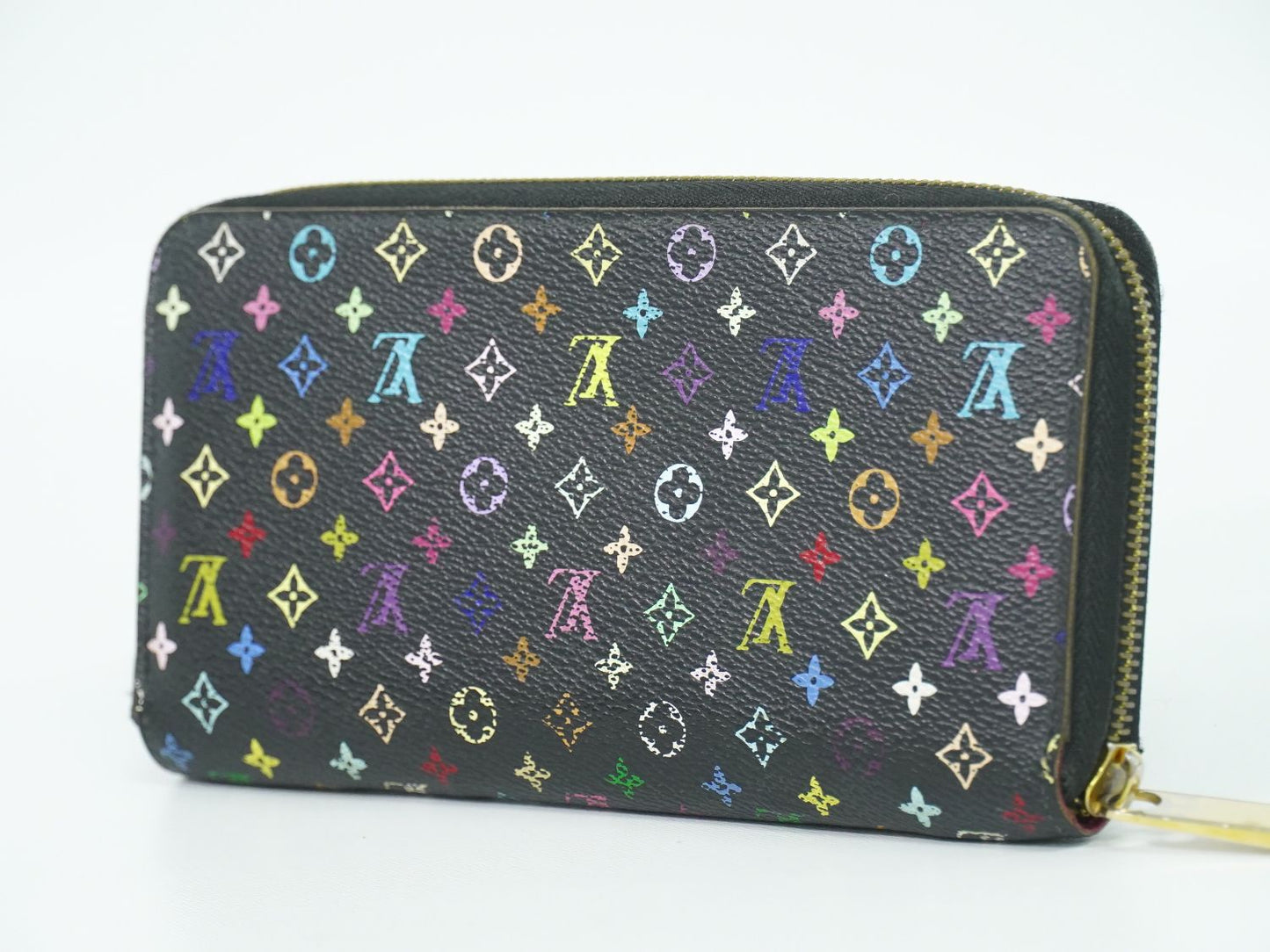 LOUIS VUITTON ジッピーウォレット モノグラム マルチカラー 長財布 ノワール M60243