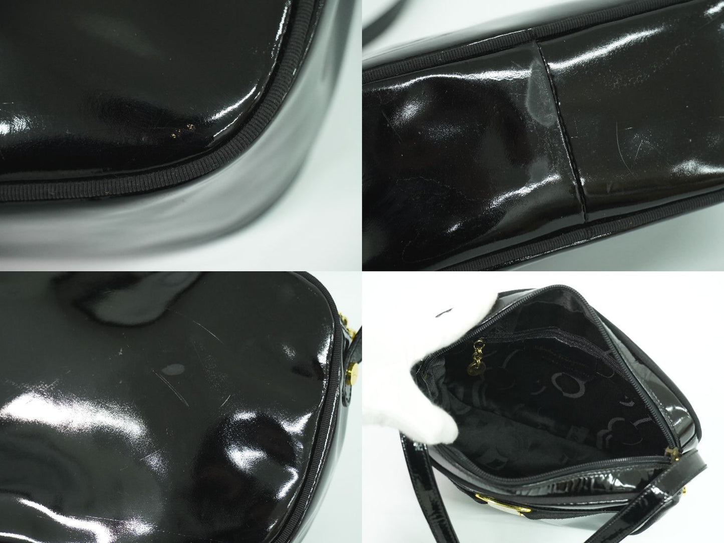 Salvatore Ferragamo ヴァラ ショルダーバッグ ブラック