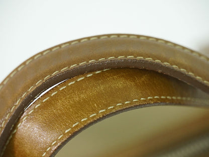 PRADA ロゴ ジャカード トートバッグ ベージュ ブラウン