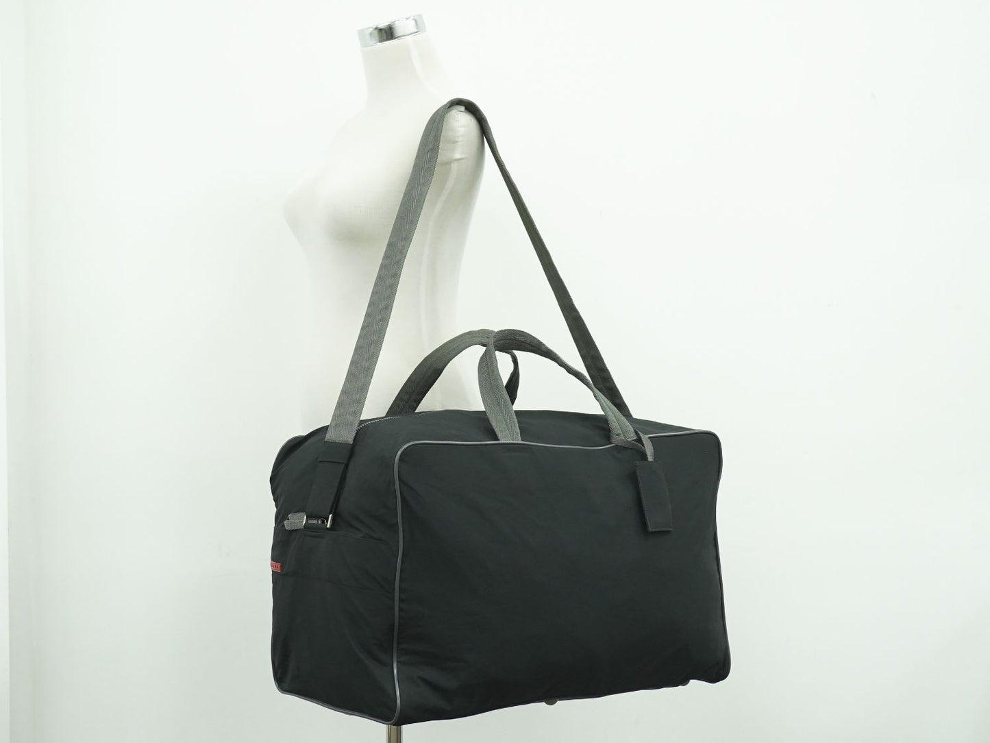 PRADA スポーツライン 2WAY ボストンバッグ ブラック 4V0368