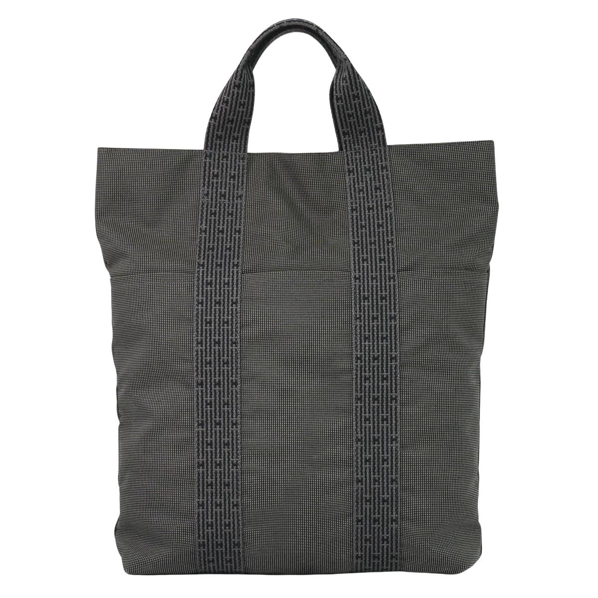 HERMES エールライン カバス トートバッグ グレー