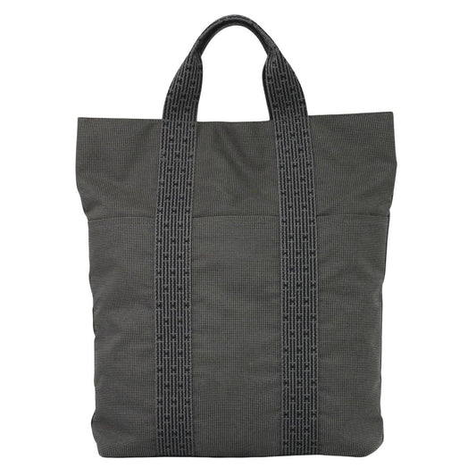 HERMES エールライン カバス トートバッグ グレー
