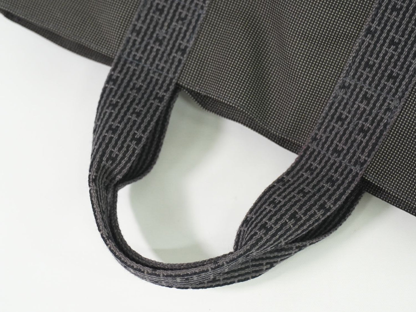 HERMES エールライン カバス トートバッグ グレー