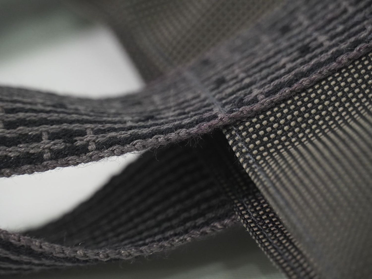 HERMES エールライン カバス トートバッグ グレー