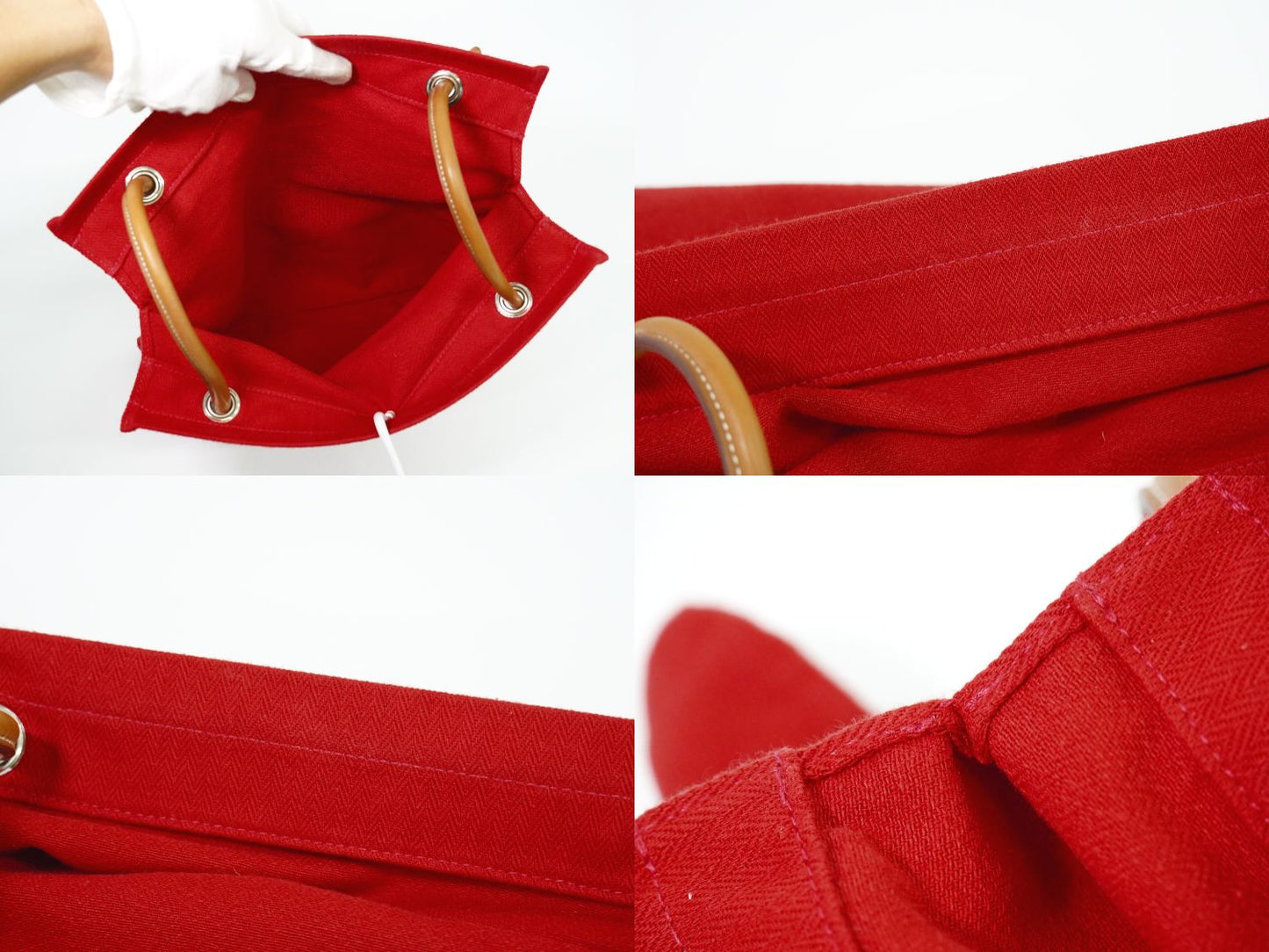 HERMES サック アリーヌ MM ショルダーバッグ レッド