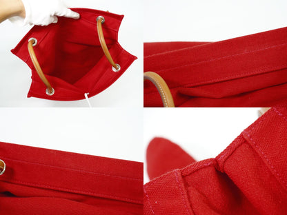 HERMES サック アリーヌ MM ショルダーバッグ レッド