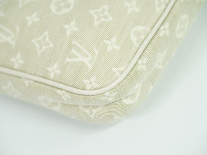 LOUIS VUITTON バケット モノグラム ミニラン 付属ポーチ デュンヌ