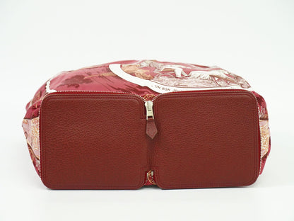 HERMES シルキーポップ エコバッグ ボルドー