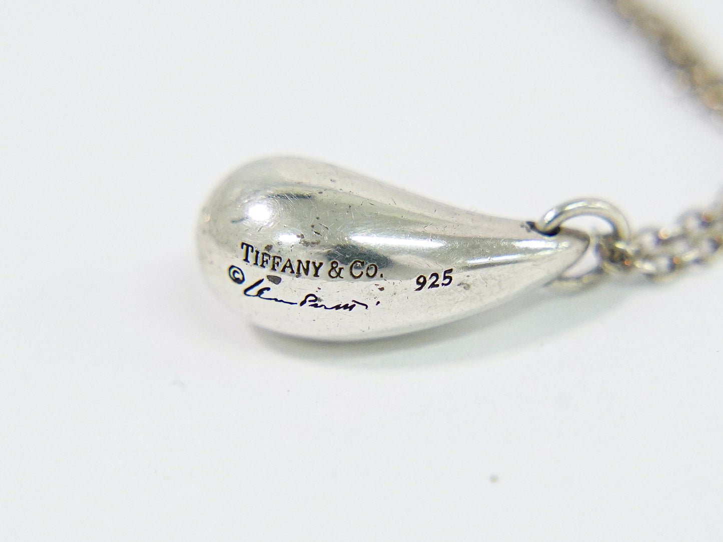 TIFFANY & Co. ティアドロップ 925 ネックレス シルバー