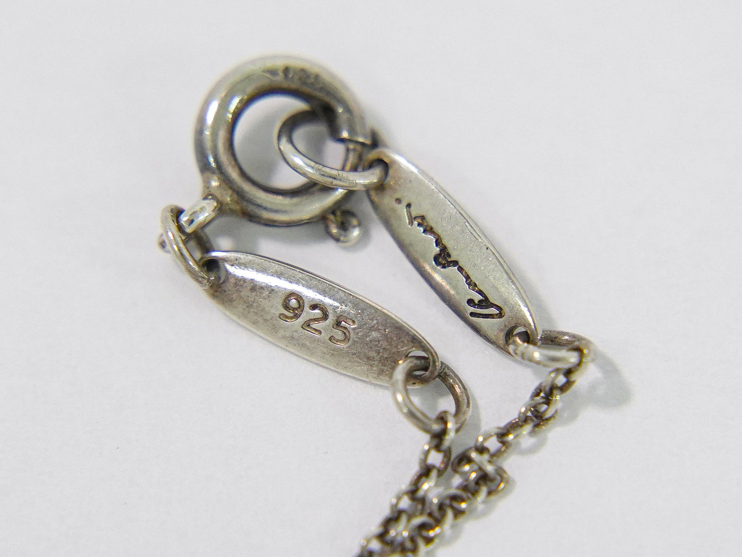 TIFFANY & Co. ティアドロップ 925 ネックレス シルバー