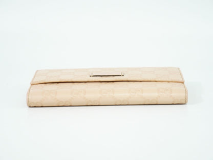 GUCCI グッチシマ レザー 長財布 ピンク 190336