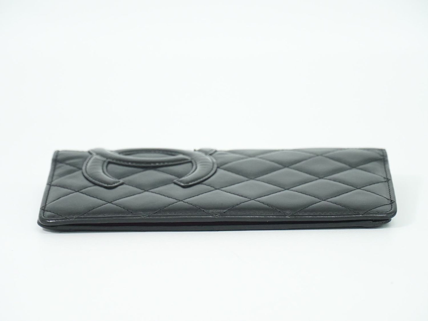 CHANEL ココマーク カンボンライン 長財布 ブラック