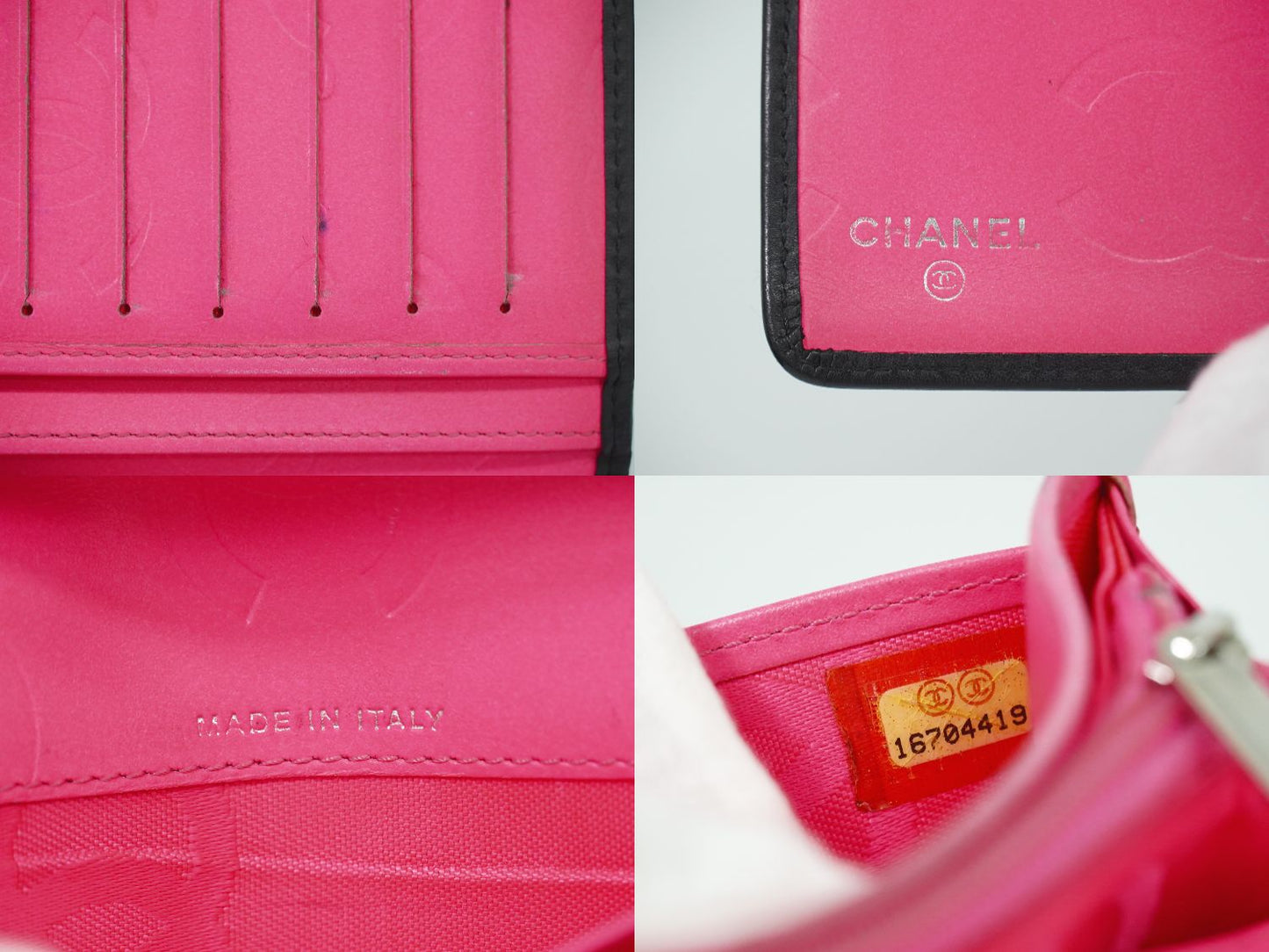 CHANEL ココマーク カンボンライン 長財布 ブラック