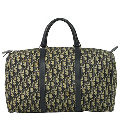 Christian Dior トロッター ボストンバッグ ネイビー