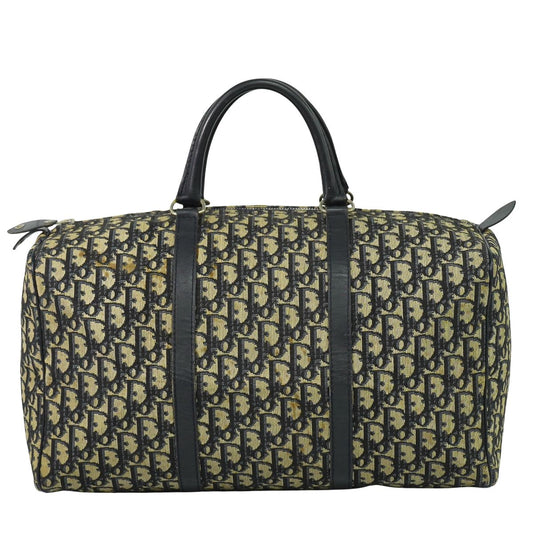 Christian Dior トロッター ボストンバッグ ネイビー