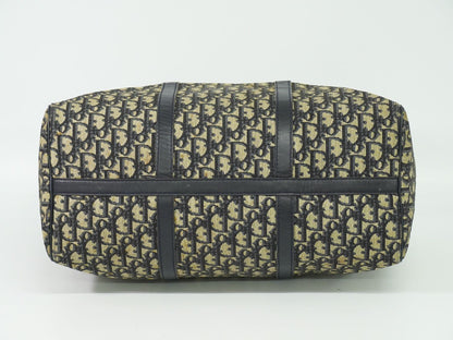 Christian Dior トロッター ボストンバッグ ネイビー