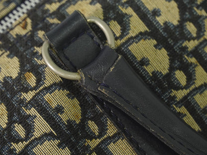 Christian Dior トロッター ボストンバッグ ネイビー