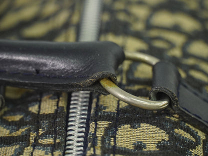 Christian Dior トロッター ボストンバッグ ネイビー